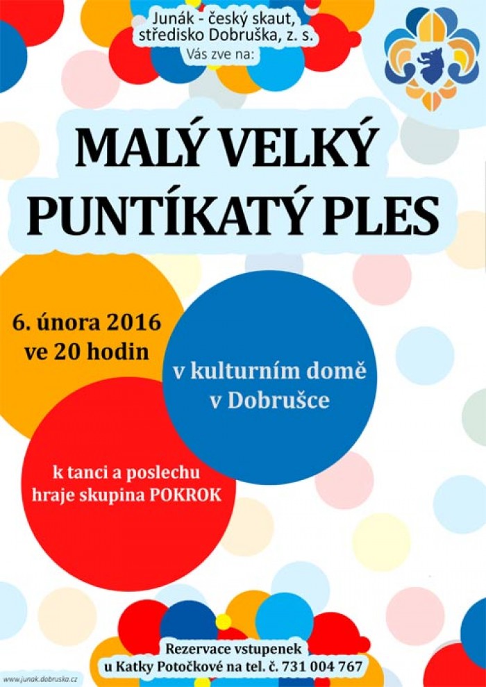 06.02.2016 - Malý Velký ples 2016 - Dobruška