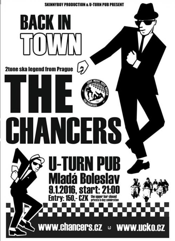 09.01.2016 - Back In Town - THE CHANCERS / Mladá Boleslav
