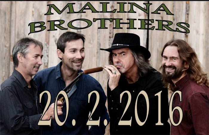 20.02.2016 - Koncert MALINA BROTHERS - Týnec nad Sázavou