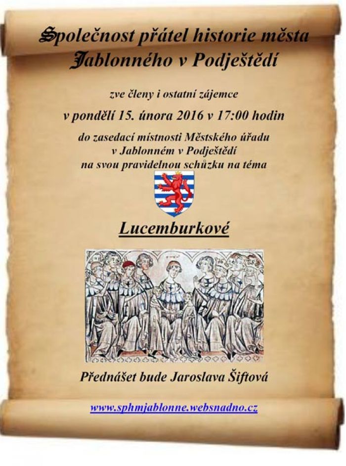 15.02.2016 - Lucemburkové - Jablonné v Podještědí 
