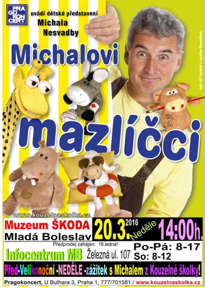 20.03.2016 - Michalovi mazlíčci - Kouzelná školka s Michalem / Mladá Boleslav