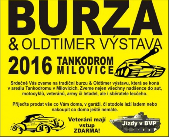 22.10.2016 - Burza & Oldtimer výstava - Tankodrom Milovice