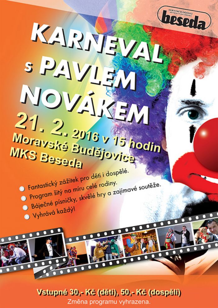 21.02.2016 - DĚTSKÝ MAŠKARNÍ PLES - Moravské Budějovice