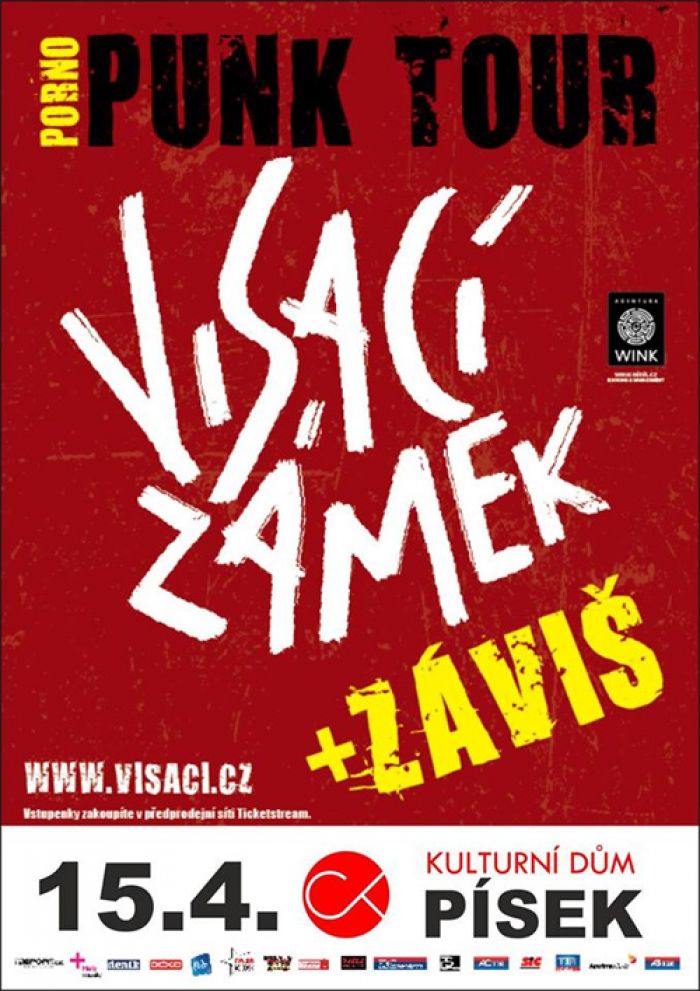 15.04.2016 - Visací Zámek & Záviš: PORNOPUNK TOUR 2016 / Písek