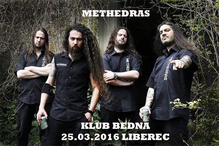 25.03.2016 - Metalová nálož v podání italské kapely Methedras poprvé v Liberci! 