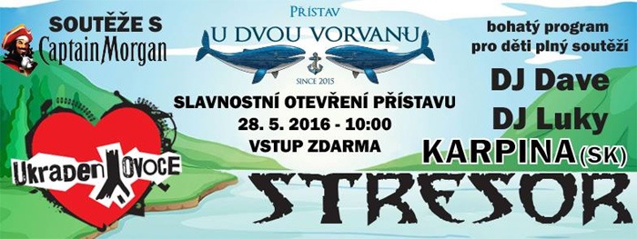 28.05.2016 - Slavnostní otevření Přístavu U dvou vorvaňů - Řečany nad Labem