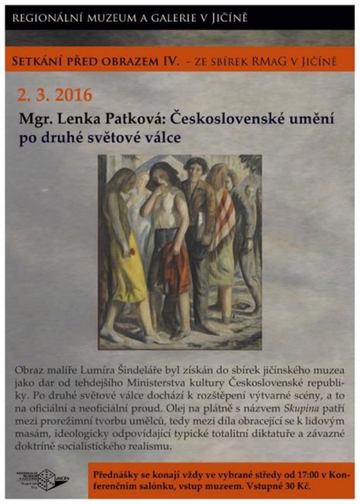 02.03.2016 - Mgr. Lenka Patková: Československé umění po II. světové válce