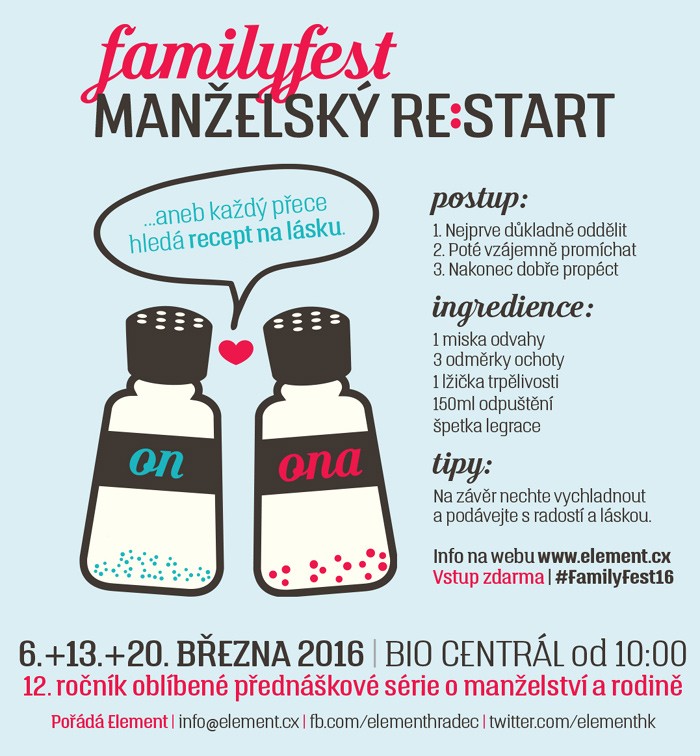 06.03.2016 - FamilyFest: Manželský Restart / Hradec Králové