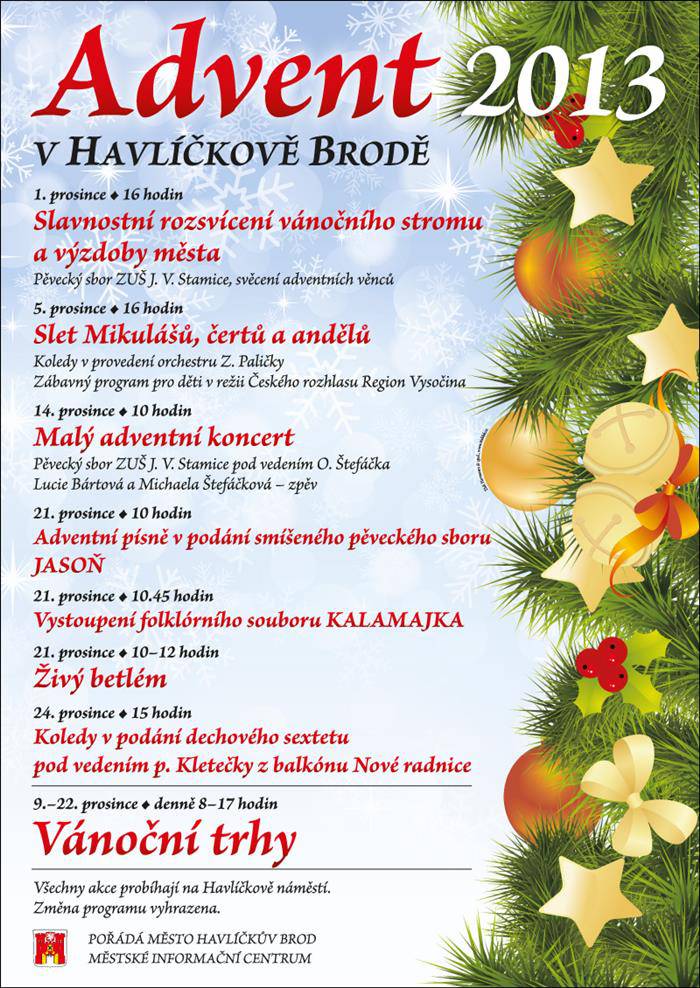 01.12.2013 - Advent 2013 v Havlíčkově Brodě