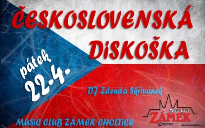 22.04.2016 - Československá diskoška - Music club Zámek Choltice