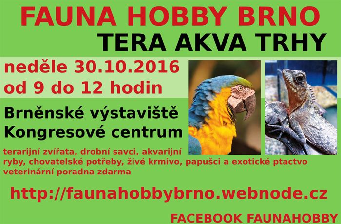30.10.2016 - Fauna hobby Brno