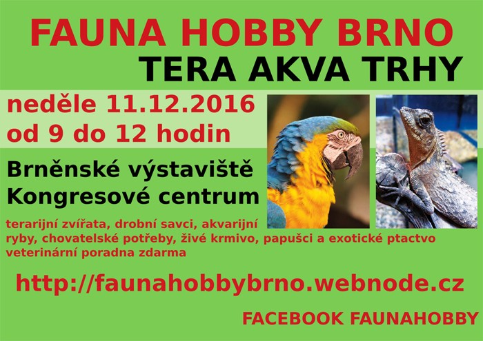 11.12.2016 - Fauna hobby Brno