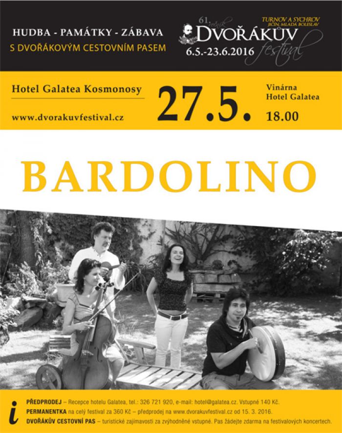 27.05.2016 - BARDOLINO / DVOŘÁKŮV FESTIVAL - Kosmonosy