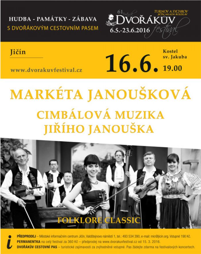 16.06.2016 - FOLKLORE CLASSIC / DVOŘÁKŮV FESTIVAL - Jičín