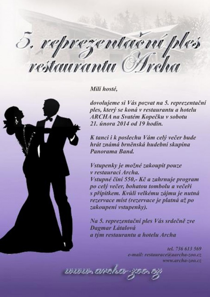 21.02.2014 - 5. reprezentační ples restaurantu Archa