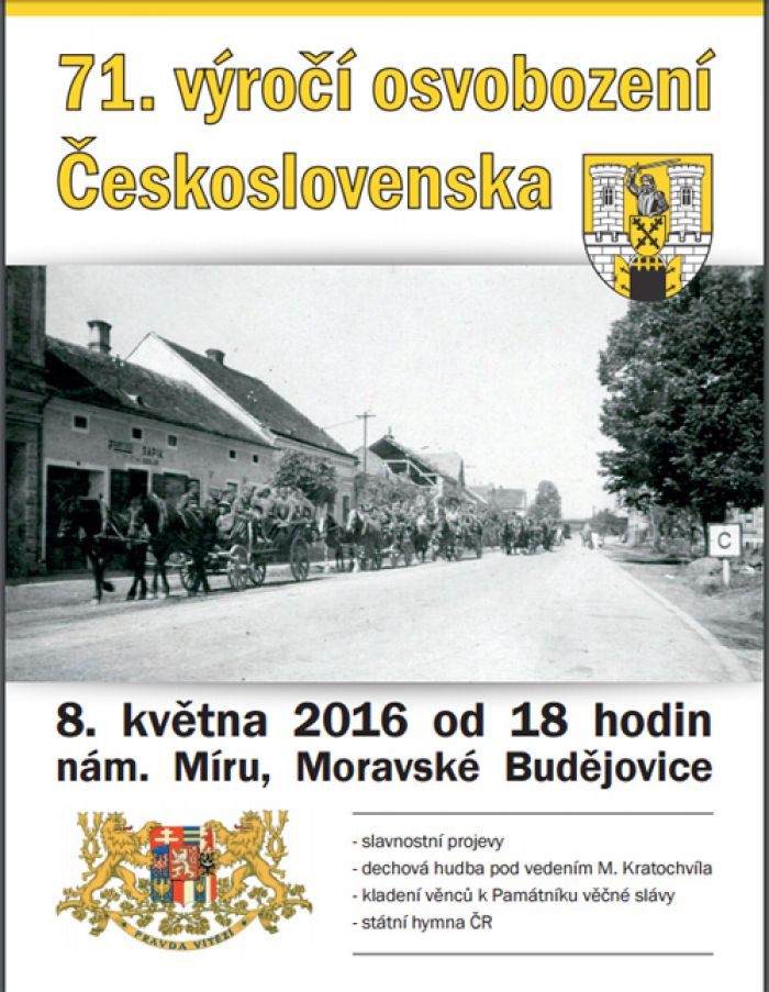 08.05.2016 - 71. výročí osvobození Československa - Moravské Budějovice