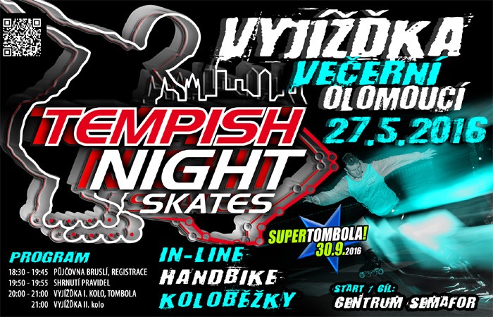 27.05.2016 - TEMPISH NIGHT SKATE - Olomouc