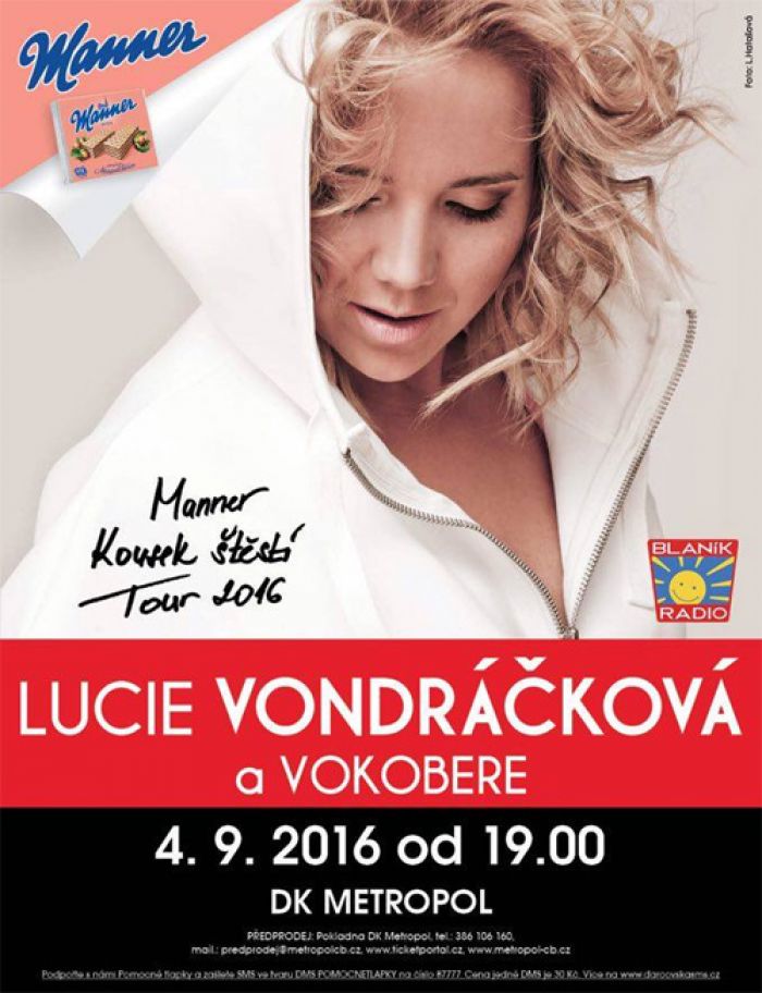 04.09.2016 - LUCIE VONDRÁČKOVÁ A VOKOBERE / České Budějovice