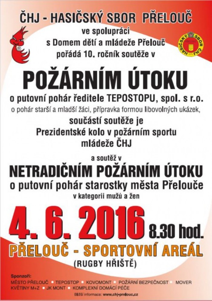 04.06.2016 - Soutěž v požárním útoku - Přelouč