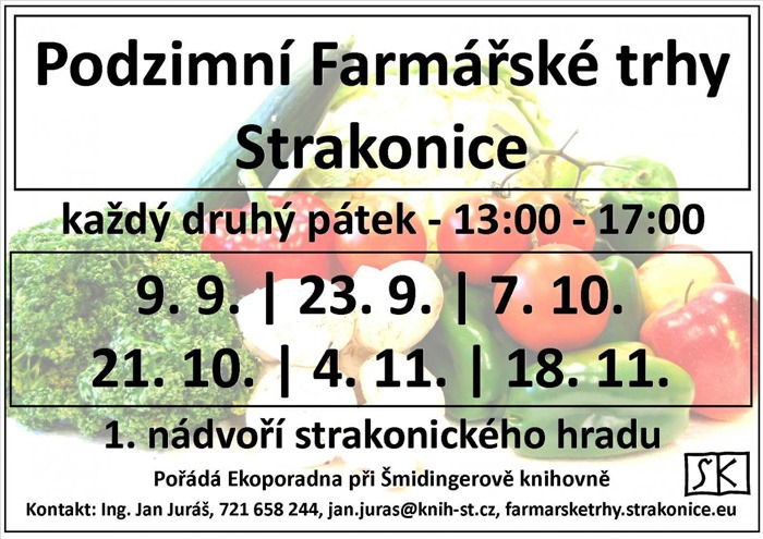 09.09.2016 - Podzimní farmářské trhy - Strakonice