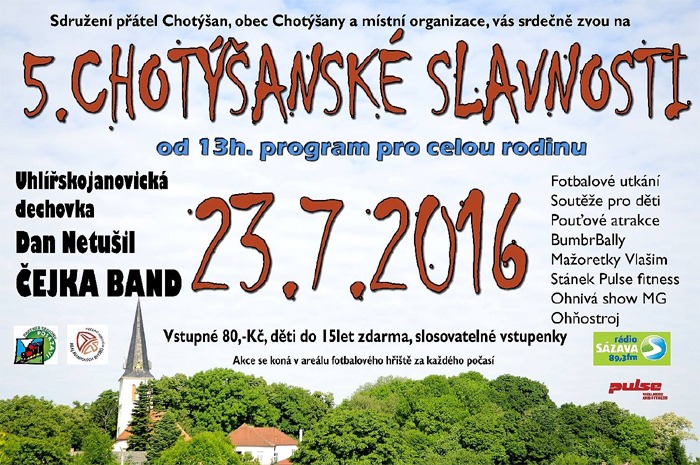 23.07.2016 - V. Chotýšanské Slavnosti