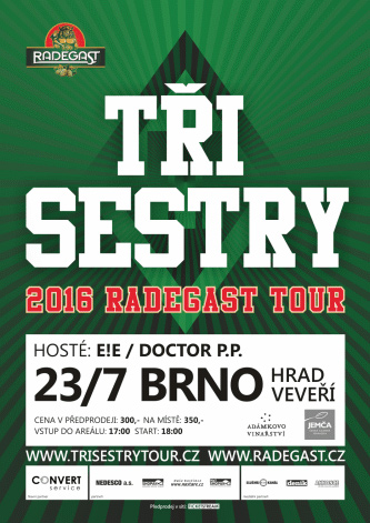 23.07.2016 - TŘI SESTRY RADEGAST TOUR 2016 - Hrad Veveří
