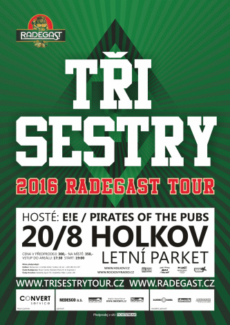 20.08.2016 - TŘI SESTRY RADEGAST TOUR 2016 - Holkov