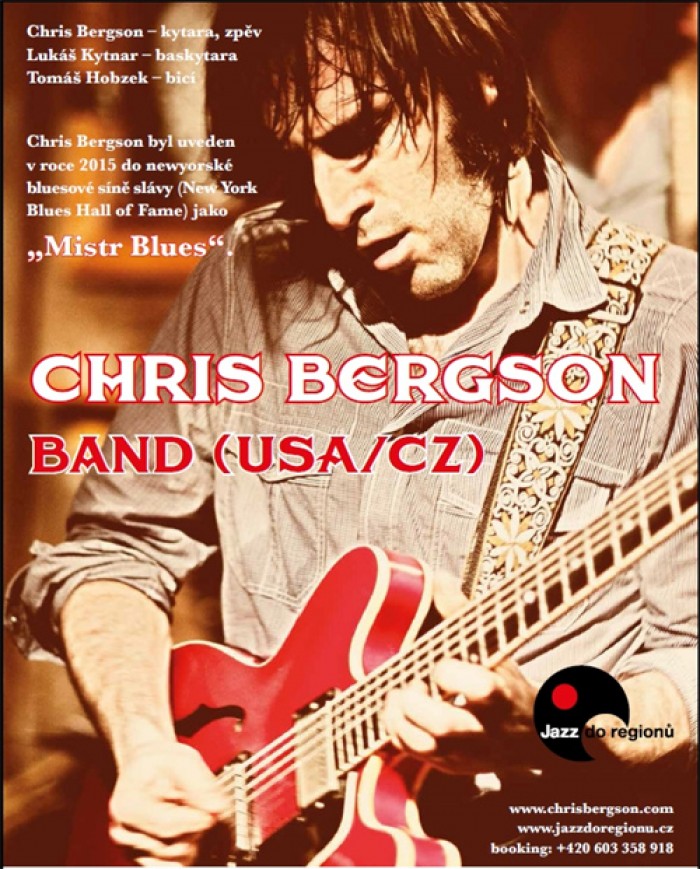 20.06.2016 - CHRIS BERGSON BAND (USA/CZ) - Koncert / Ústí nad Labem