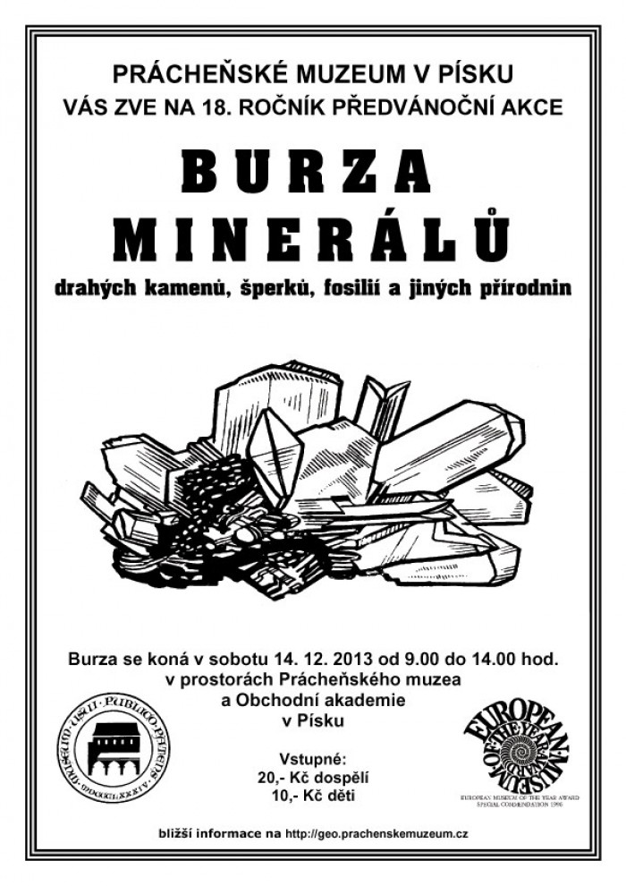 14.12.2013 - 18. ročník - Burza minerálů, drahých kamenů, šperků