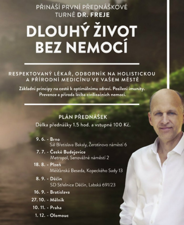 07.07.2016 - Dlouhý život bez nemocí - Přednáška / České Budějovice