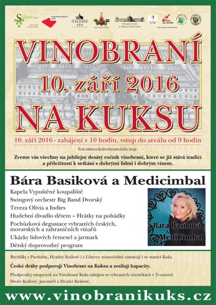 10.09.2016 - 10. ročník Vinobraní na Kuksu