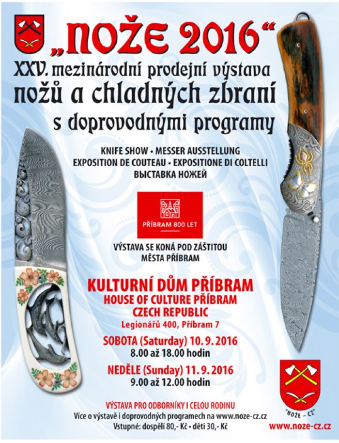 10.09.2016 - NOŽE 2016 - Výstava / Příbram