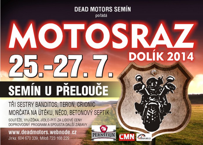 25.07.2014 - Motosraz Dolík 2014 - Semín u Přelouče
