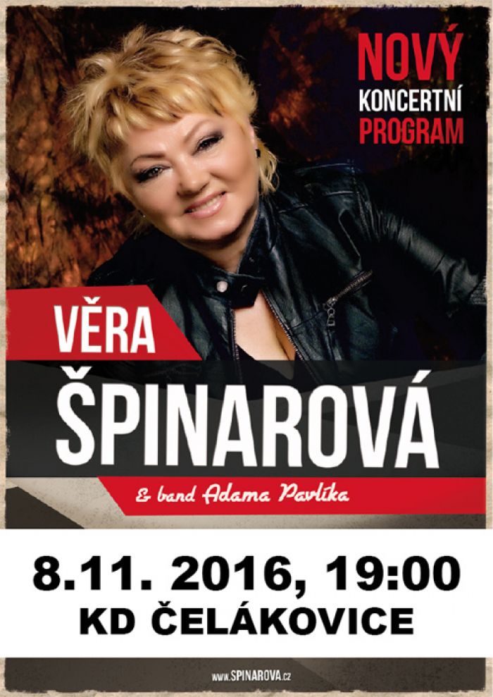 08.11.2016 - Věra Špinarová - Koncert  / Čelákovice