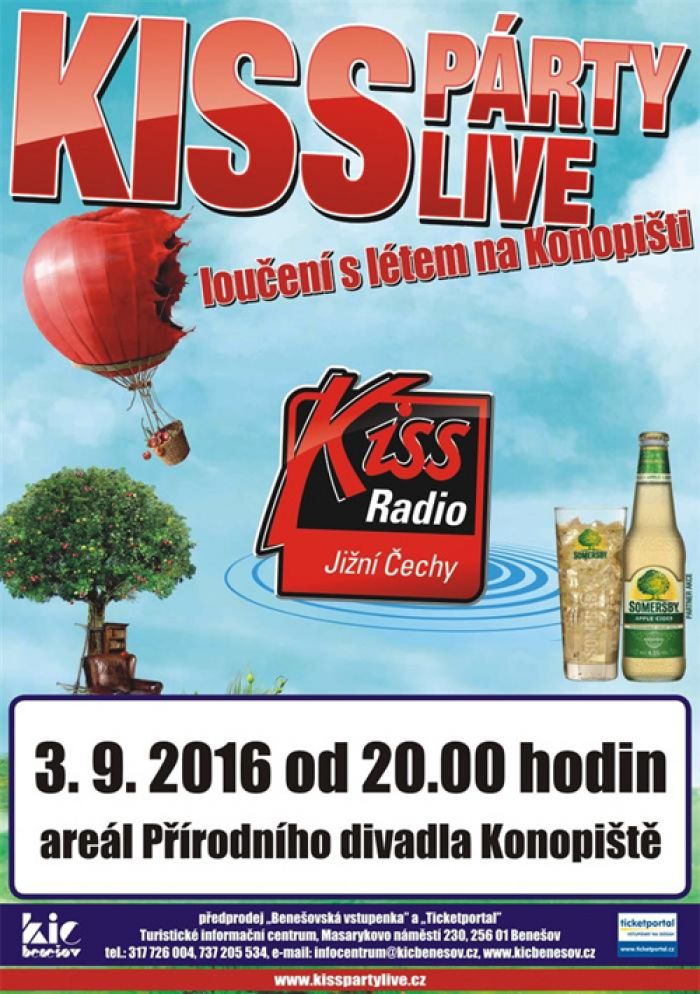 03.09.2016 - Kisspárty live - Konopiště