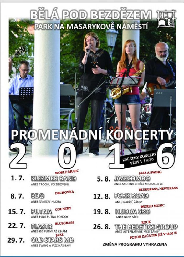 05.08.2016 - Promenádní koncerty 2016 - Bělá pod Bezdězem