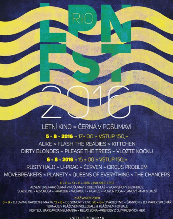 05.08.2016 - Lipno Fest 2016 - Rio / Černá v Pošumaví