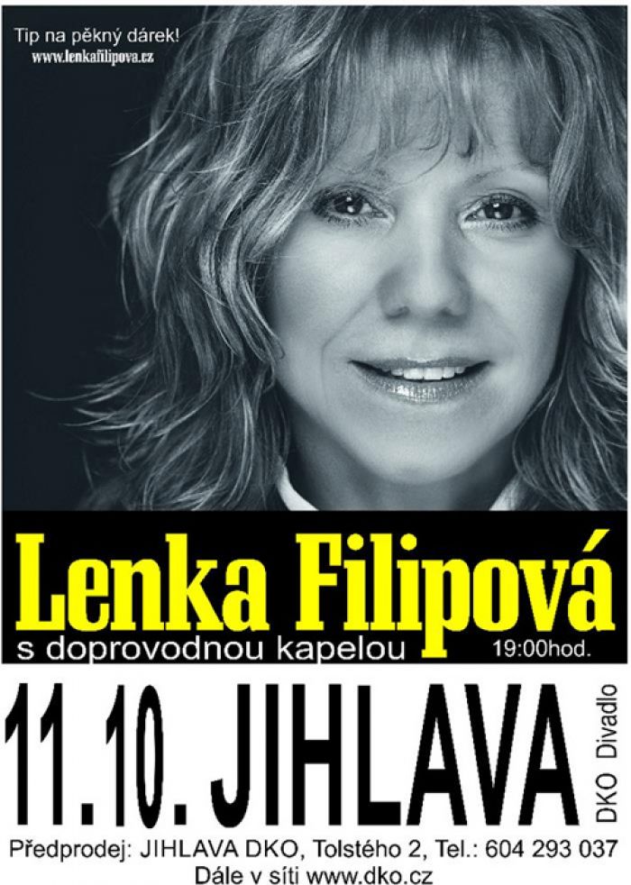 11.10.2016 - Lenka Filipová s doprovodnou kapelou - Jihlava