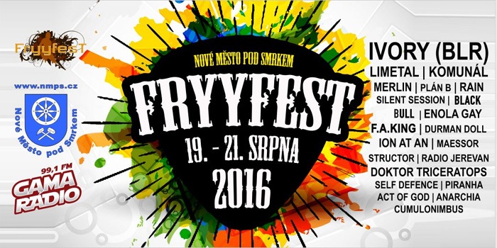 19.08.2016 - FRYYFEST 2016 - Nové Město pod Smrkem