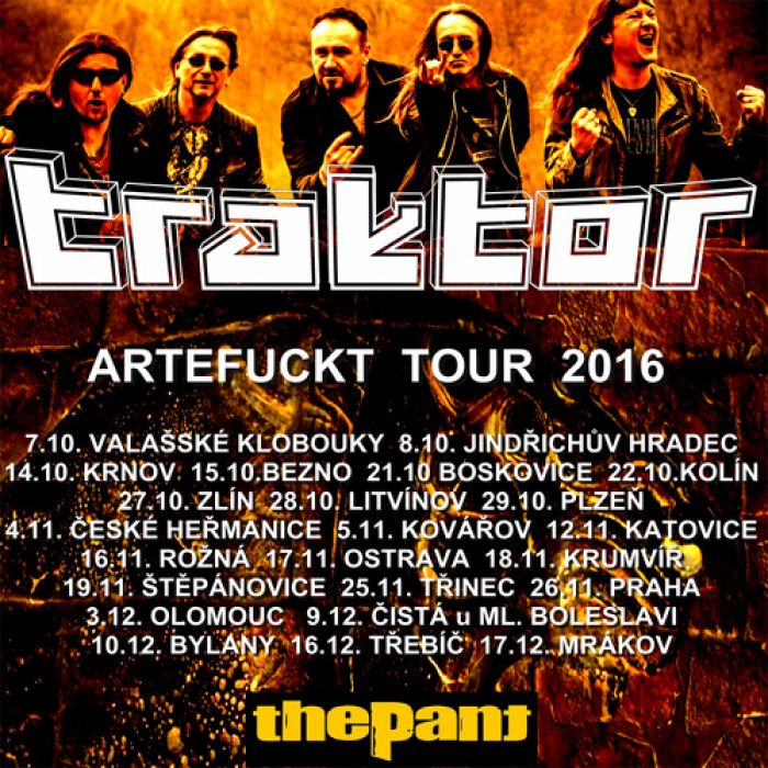 19.11.2016 - TRAKTOR ARTEFUCKT TOUR 2016 -   Štěpánovice