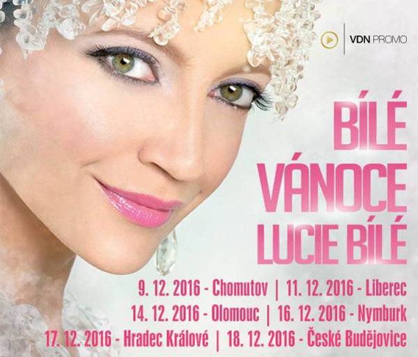 18.12.2016 - BÍLÉ VÁNOCE Lucie Bílé - České Budějovice