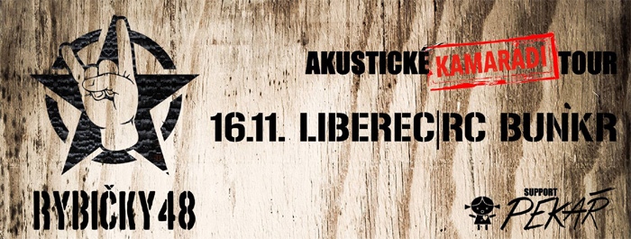 16.11.2016 - Rybičky 48 - Podzimní akustické turné / Liberec