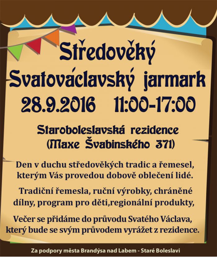 28.09.2016 - Středověký Svatováclavský jarmark - Stará Boleslav