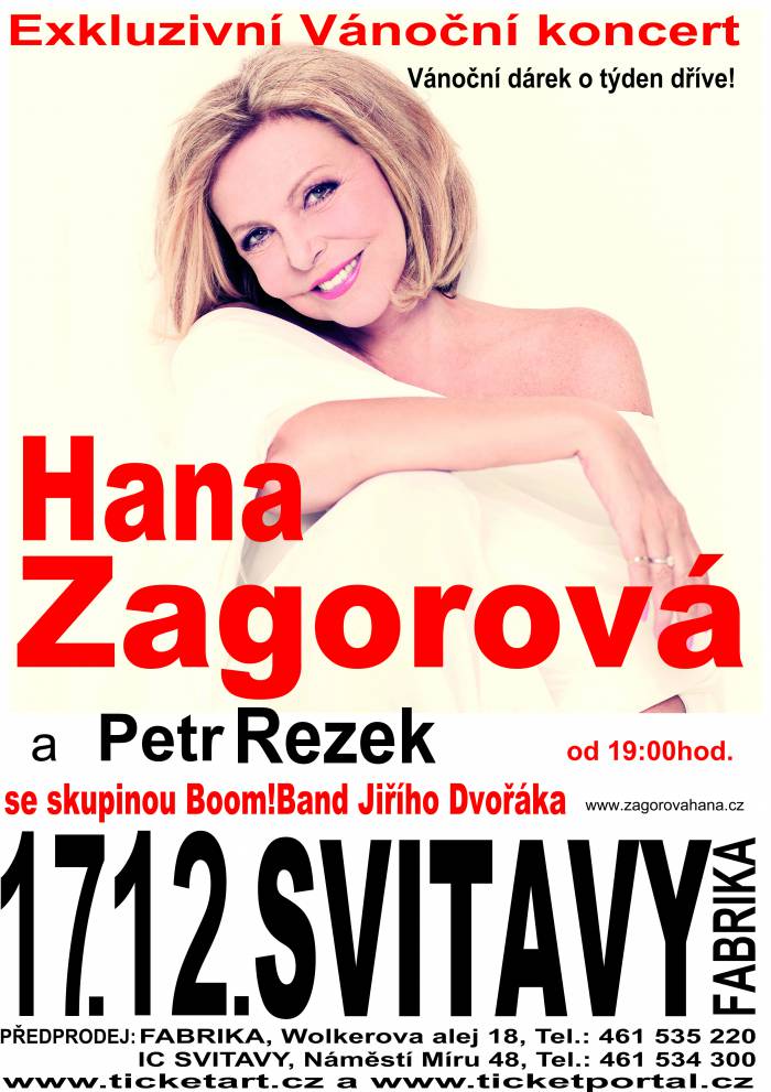 17.12.2013 - Hana Zagorová & Petr Rezek se skupinou Boom!Band Jiřího Dvořáka