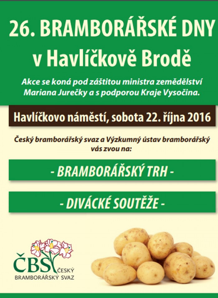 22.10.2016 - Bramborářské dny 2016 - Havlíčkův Brod