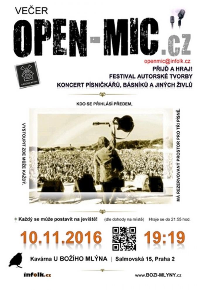 10.11.2016 - Festival autorské tvorby - OPEN-MIC.cz / Praha 2