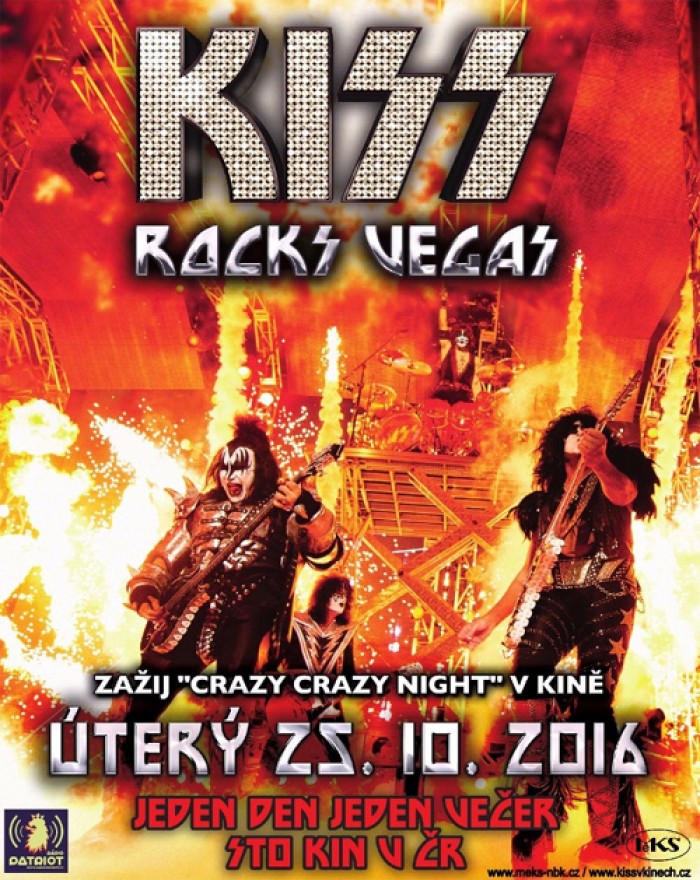25.10.2016 -  Kiss Rocks Vegas - Kino / Nymburk