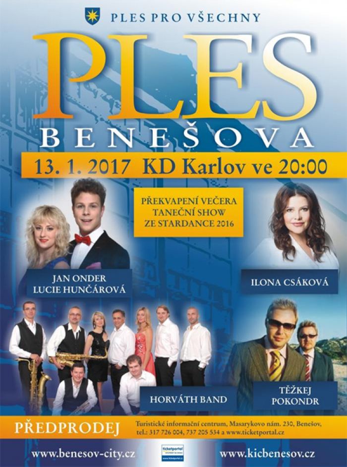 13.01.2017 - Ples Benešova 2017