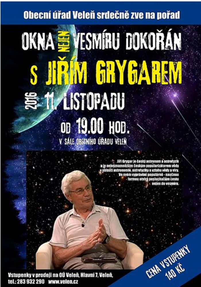 11.11.2016 - Jiří Grygar ve Veleni