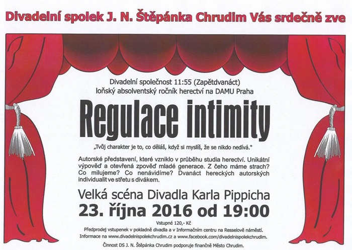 23.10.2016 - Regulace intimity - Divadlo /  Chrudim